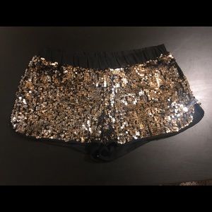 Sequin shorts
